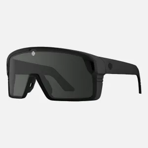 Spy Sunglasses Monolith - Matte Black/Happy Grey Green w/Black Spectra Mirror
