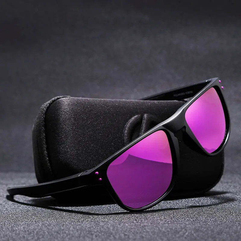 Square Lightweight Polarized Casual Simple Style Men Sunglasses