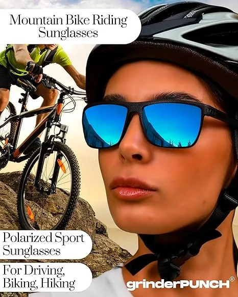 Square Polarized Sunglasses for Men and Women(Blue)