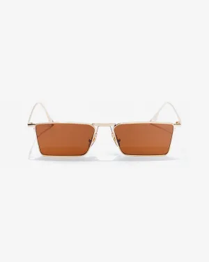 SSS REALISM FLIGHT BROWN TINT GOLD SUNGLASSES