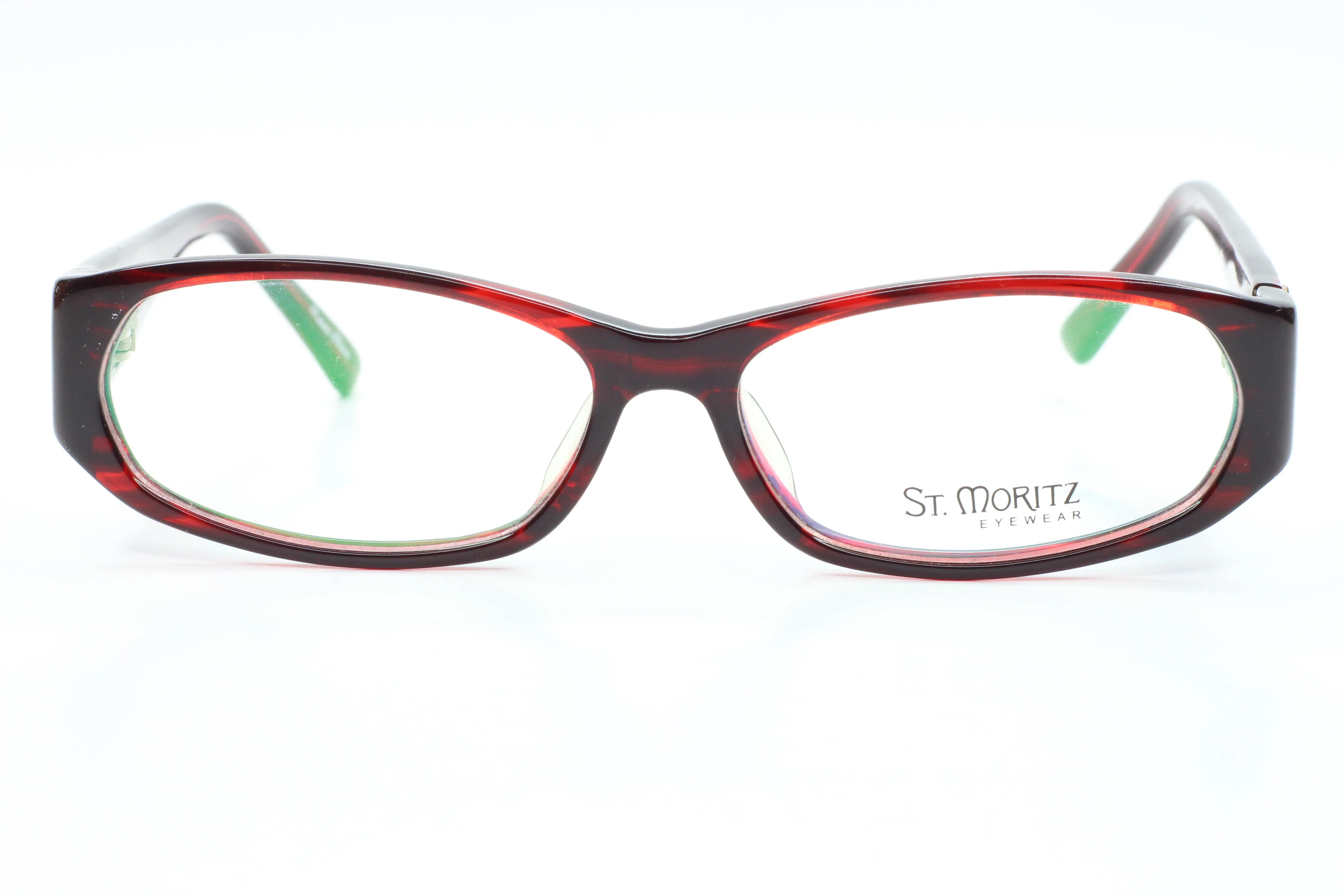 St. Moritz ICE Mod.128 Wine Red Marble SJ70 Women's Eyeglasses