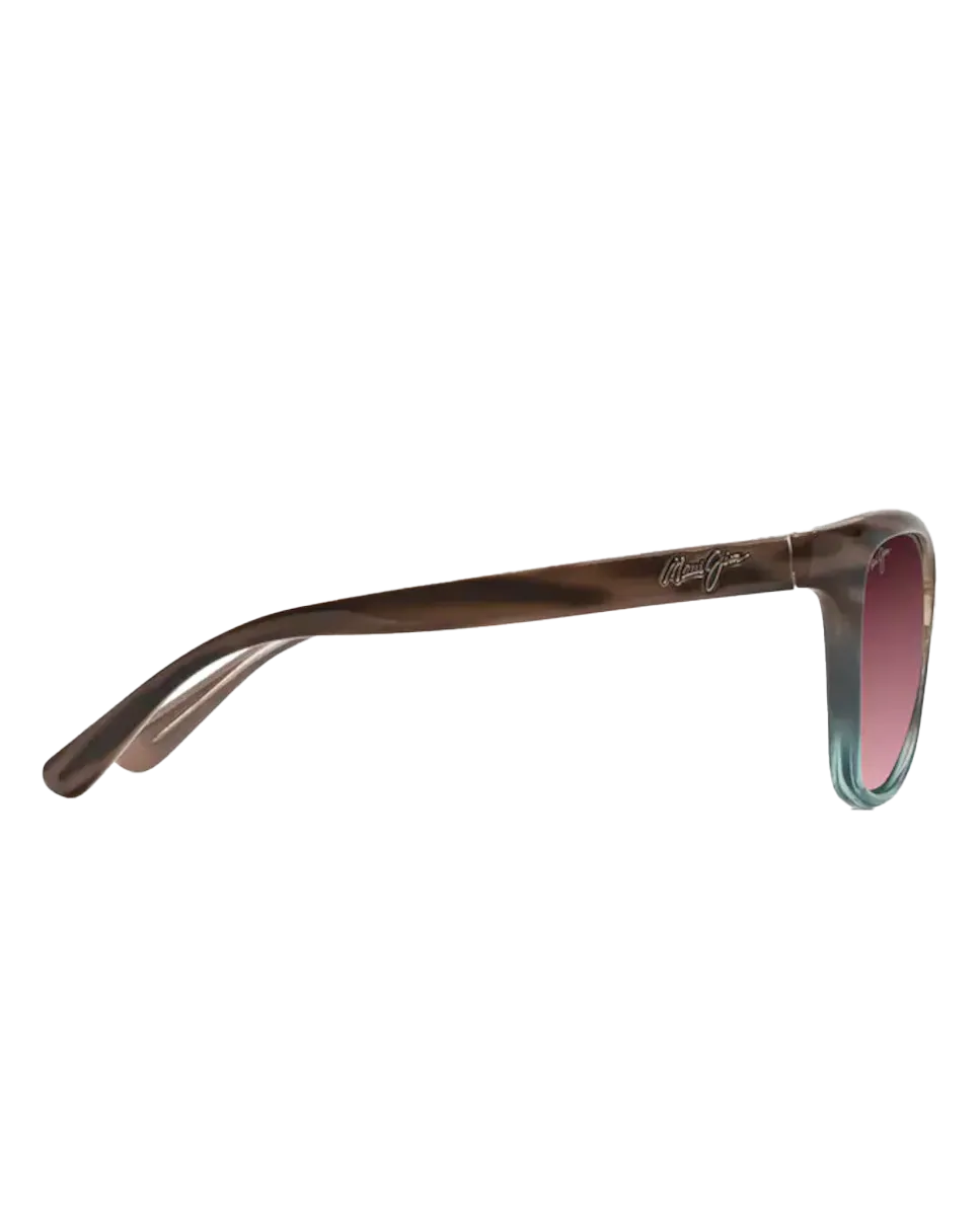 Starfish Polarised Fashion Sunglasses in Sandstone & Maui Rose