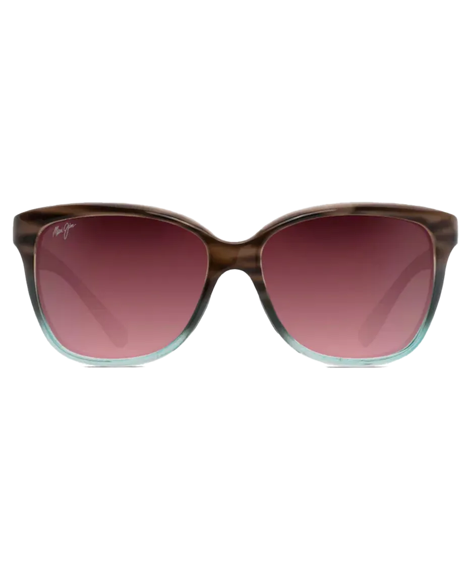 Starfish Polarised Fashion Sunglasses in Sandstone & Maui Rose