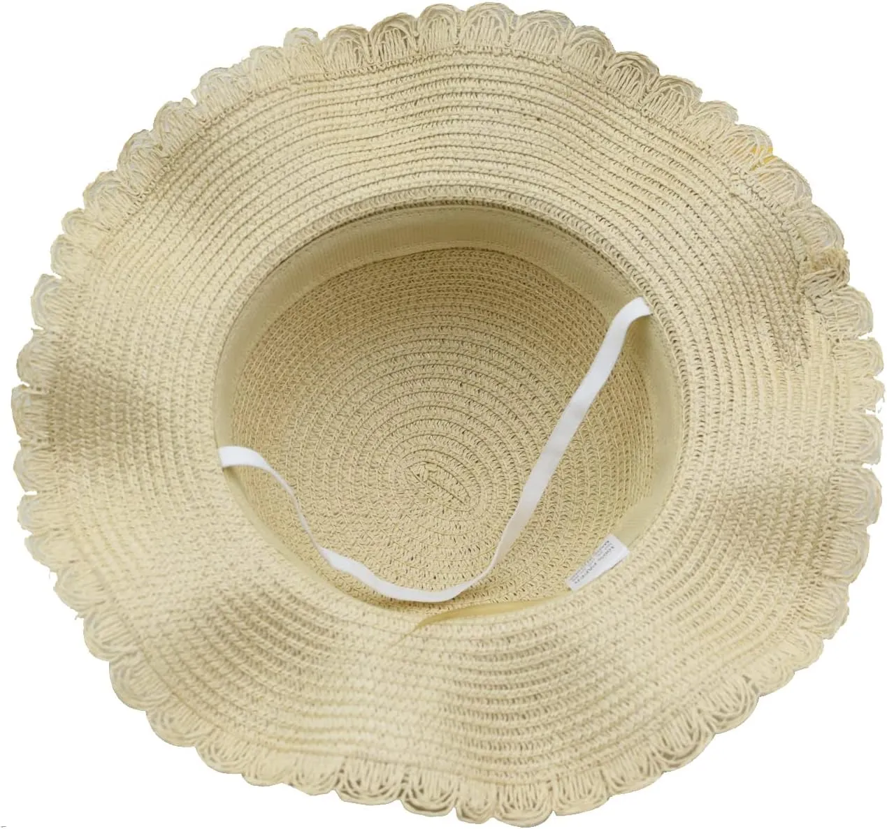 Straw Hat for Kids Boy Girls Wide Brim Summer Sun Beach Cap Cute Bowknot Hat
