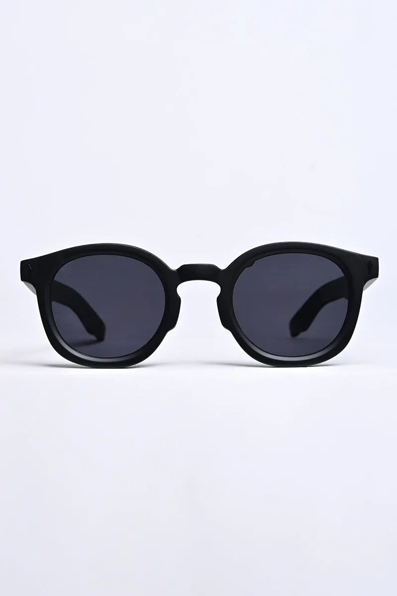 Stylish Round Black Sunglasses