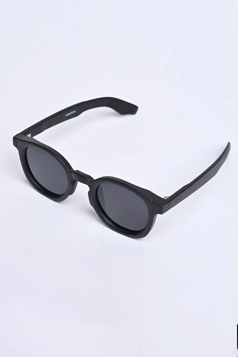 Stylish Round Black Sunglasses