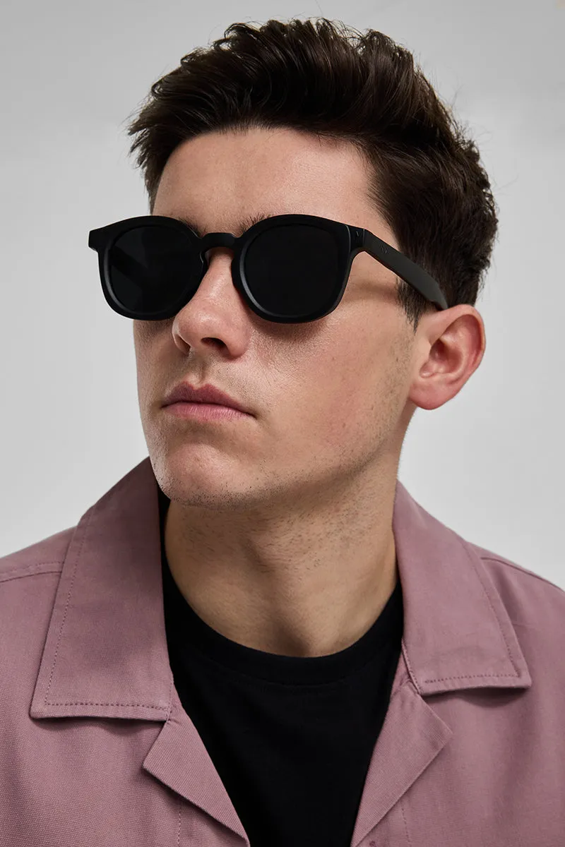 Stylish Round Black Sunglasses
