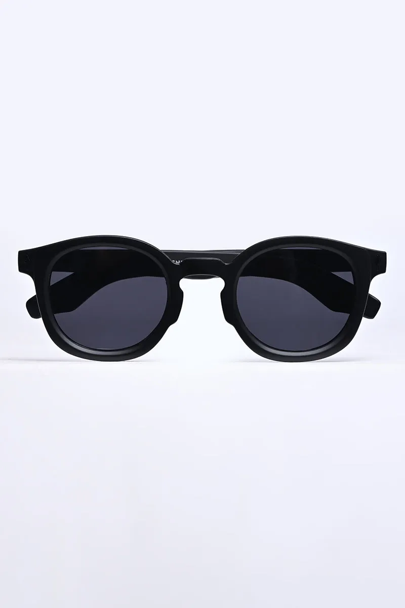 Stylish Round Black Sunglasses