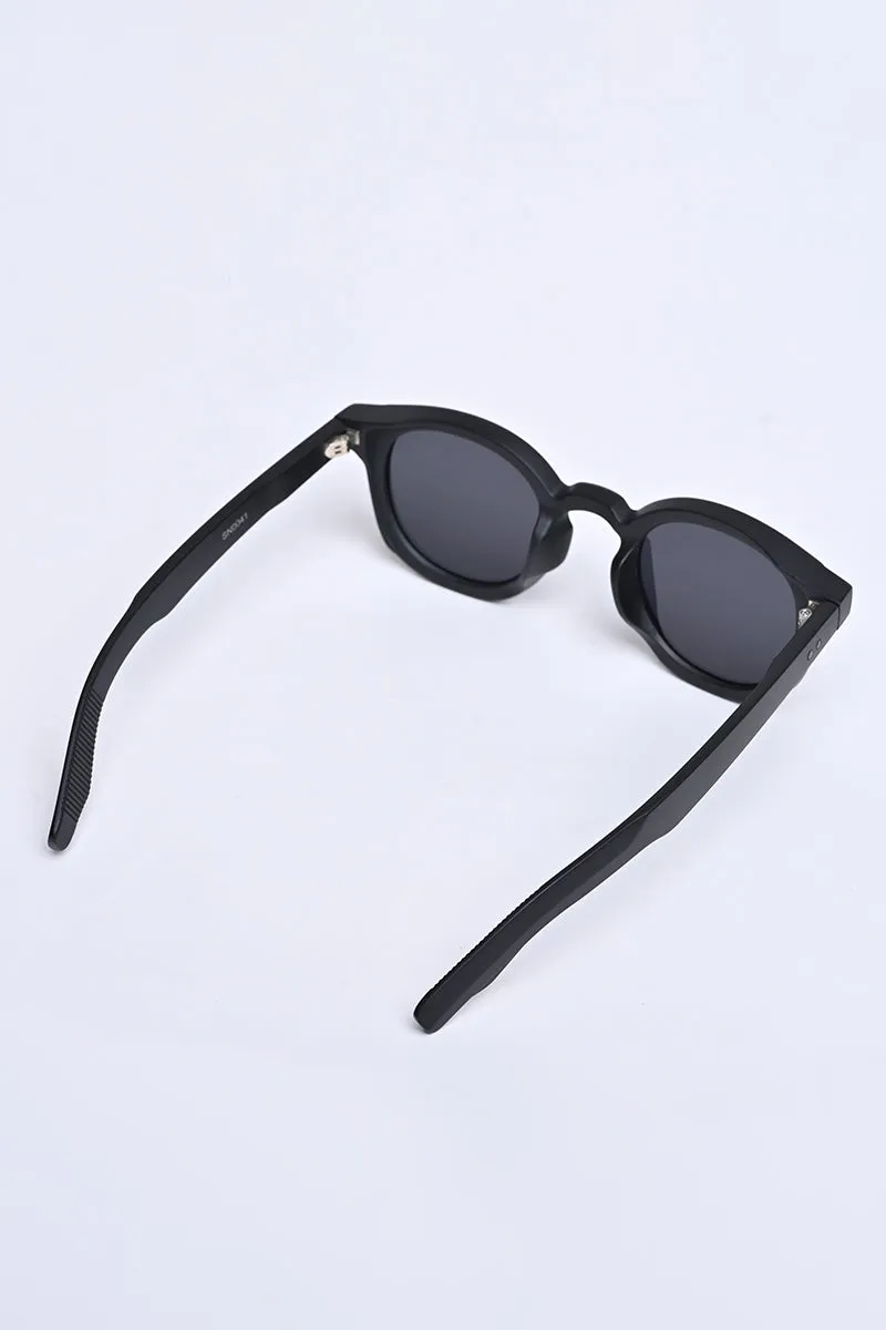 Stylish Round Black Sunglasses