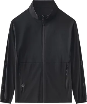 Summer UPF50  Anti-UV Men Skin Coat Breathable Quick Dry Light Thin Sunscreen Clothing Casual Jacket
