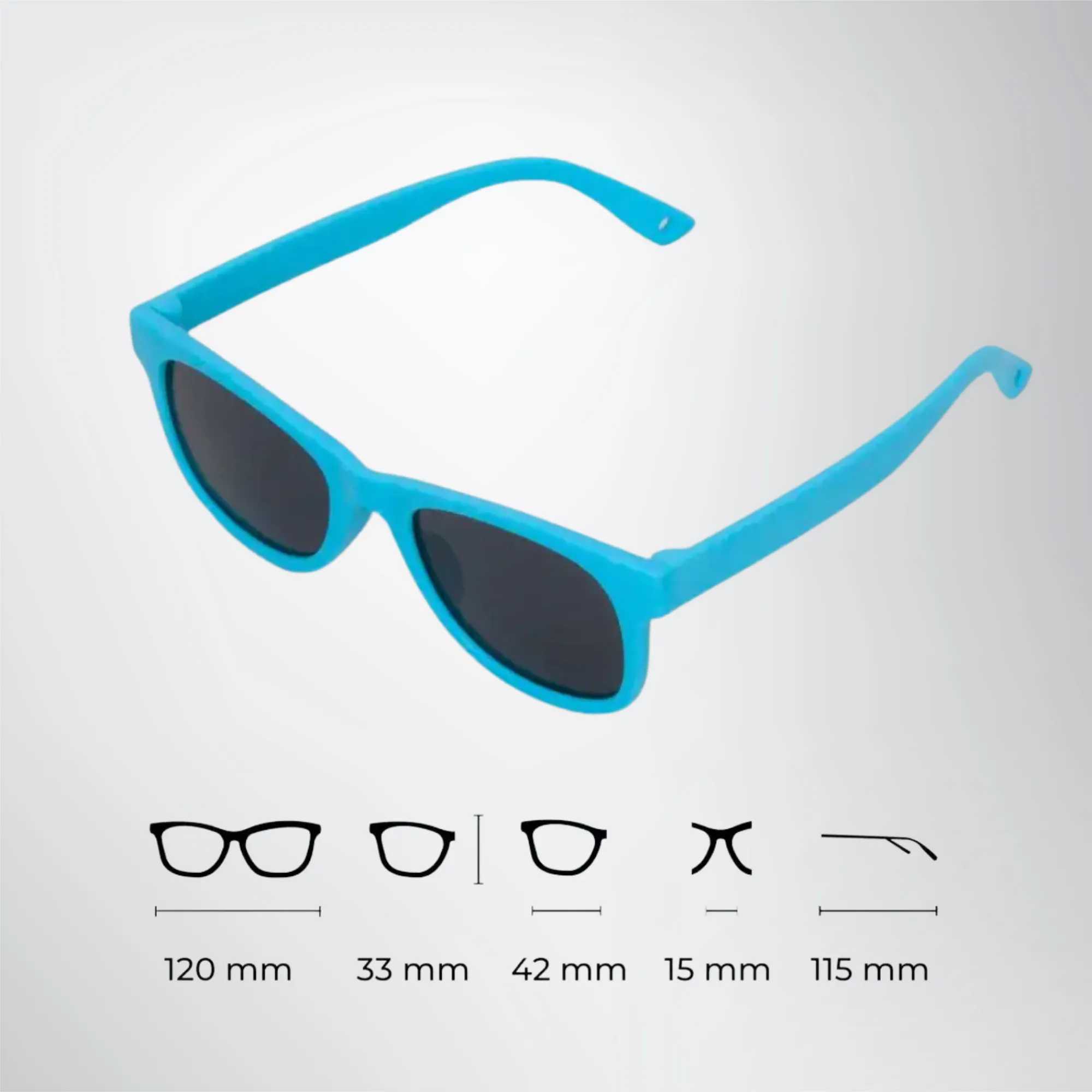 Sun Seekers Baby Sunglasses - Unisex - Blue