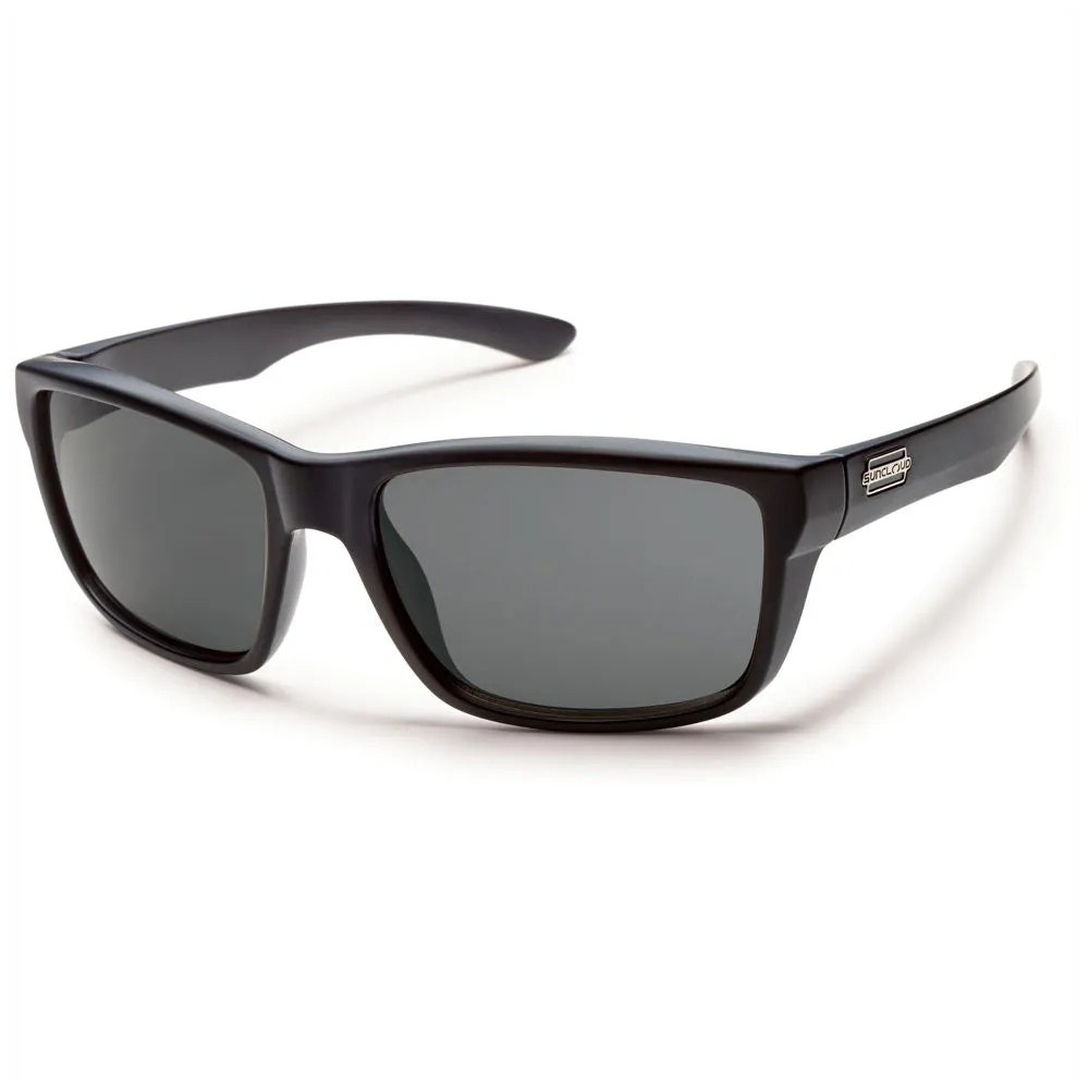 Suncloud Mayor Injection Molded Sunglasses Medium in Matte Black/Gray