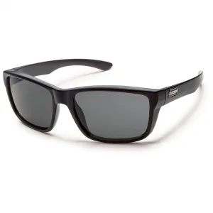 Suncloud Mayor Injection Molded Sunglasses Medium in Matte Black/Gray