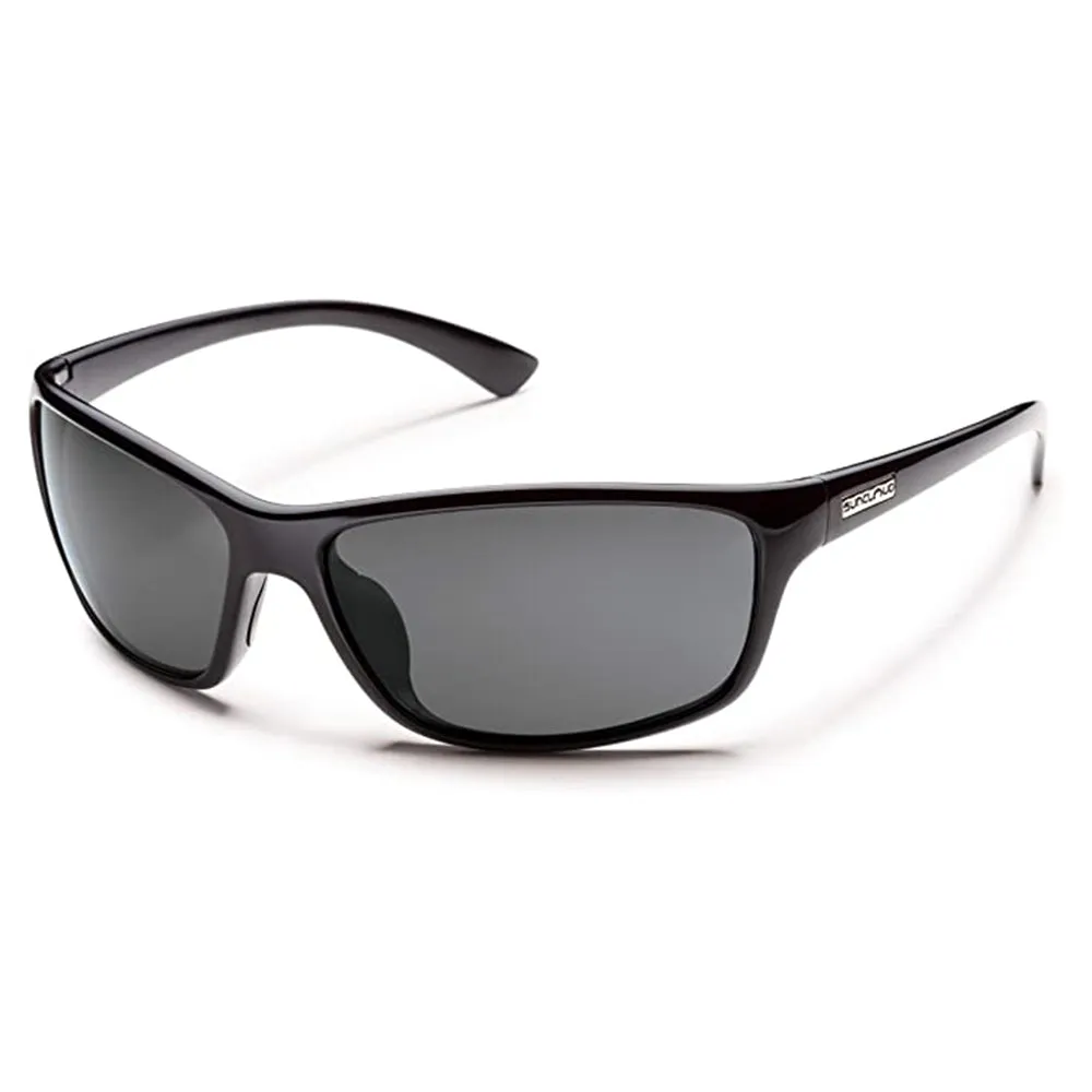Suncloud Unisex Black Frame Gray Lens Sentry Polarized Sunglasses - S-SEPPGYBK