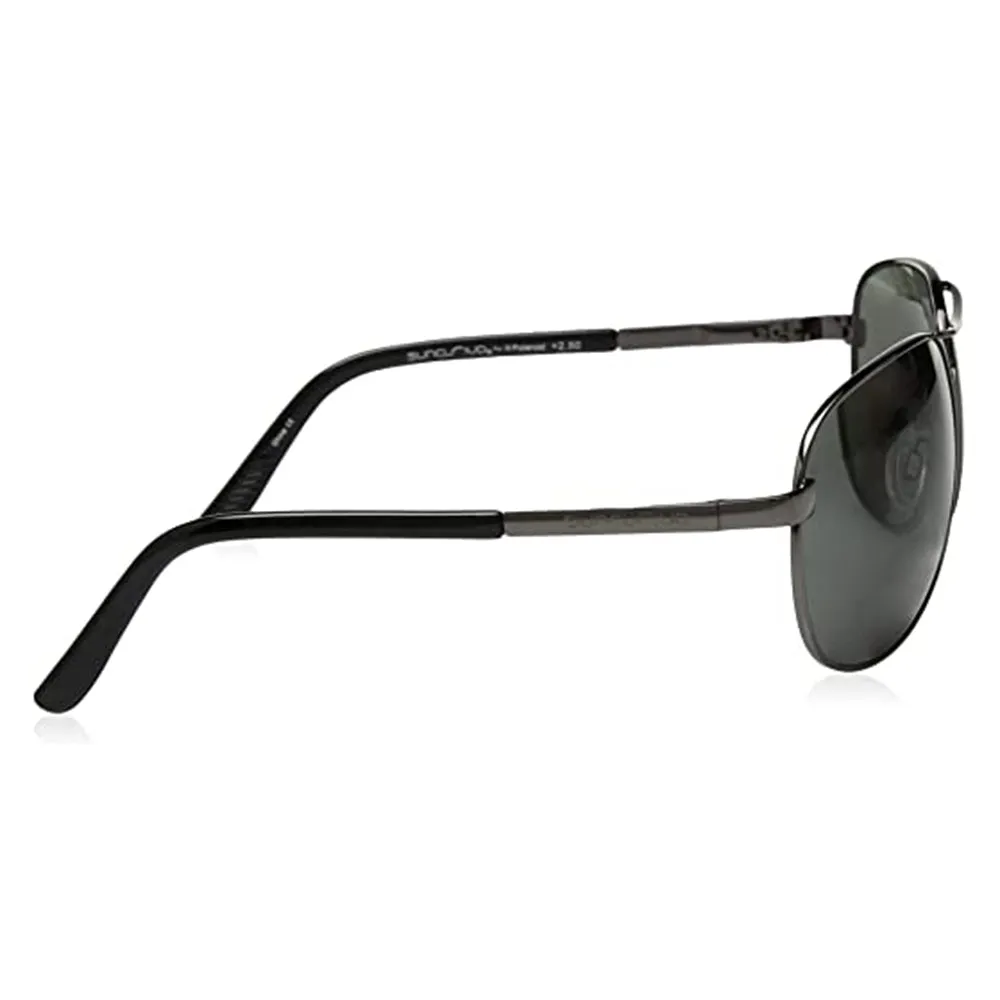 Suncloud Unisex Gunmetal Frame Gray Lens Polarized Reader Sunglasses - S-AVPPGYGM150