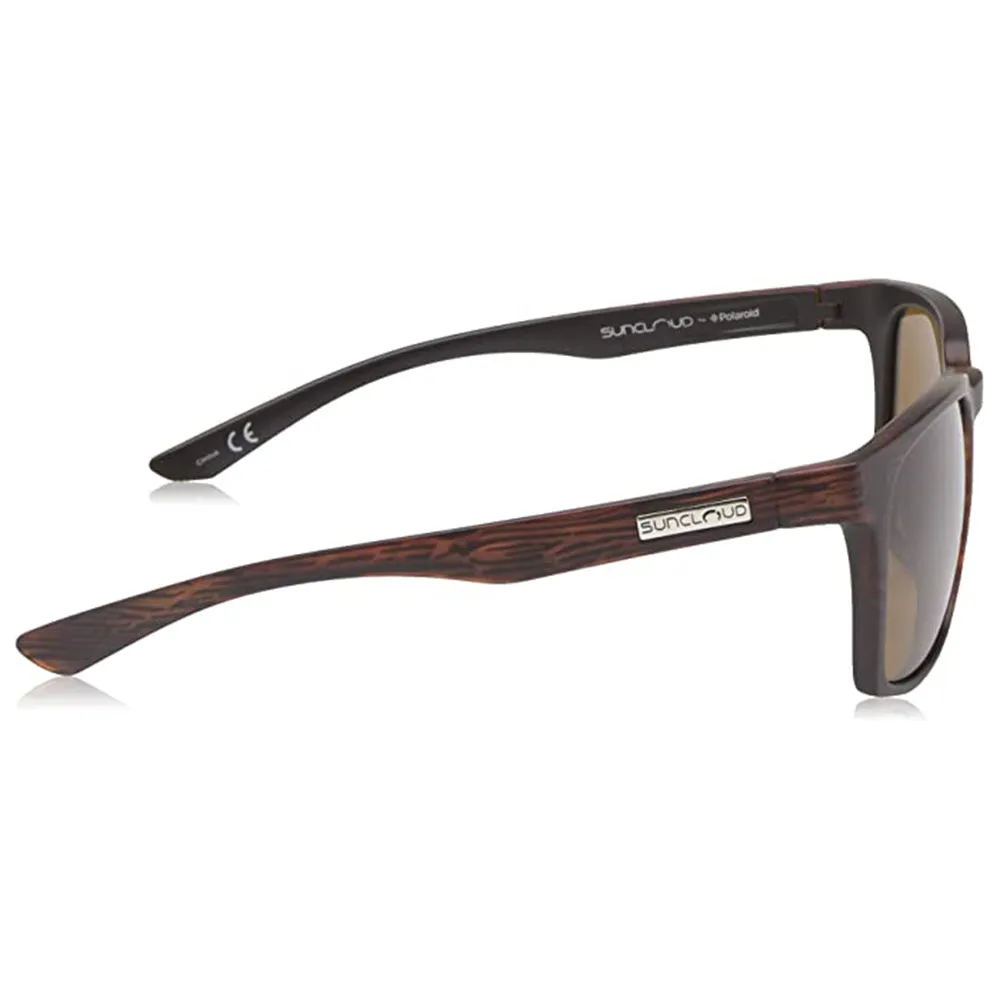 Suncloud Women's Burnished Brown Frame Brown Lens Polarized Hundo Sunglasses - 20233409Q56HB