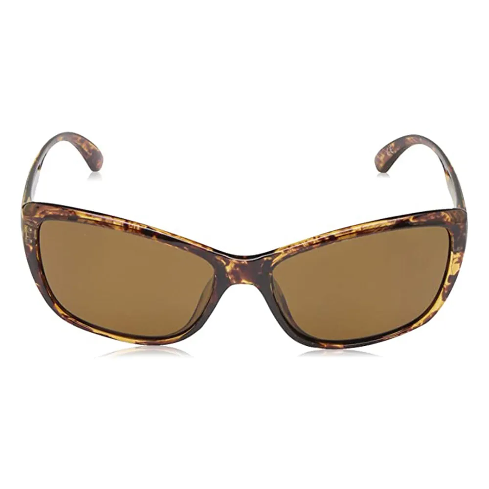 Suncloud Womens Matte Black Havana Backpaint Frame Sienna Mirror Lens Polarized Contemporary Sunglasses - 2023302GV55DE