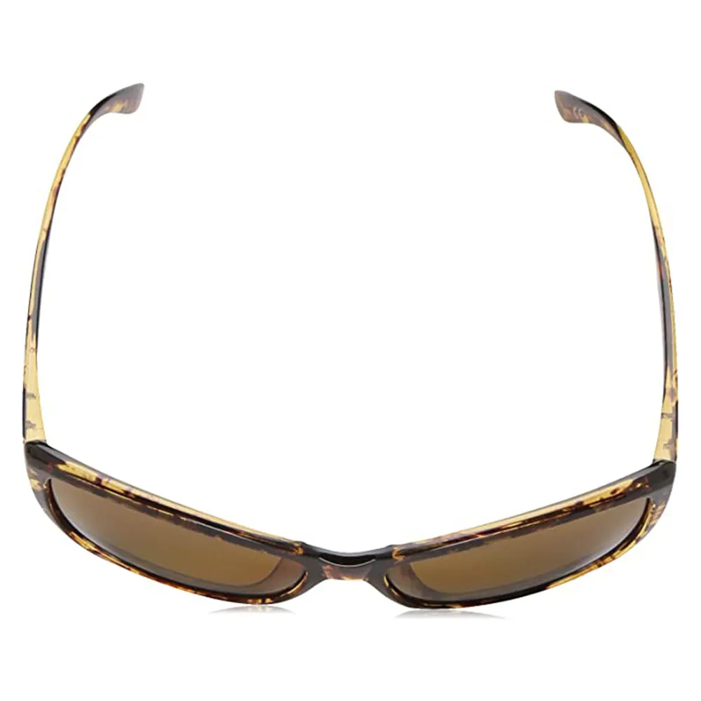 Suncloud Womens Matte Black Havana Backpaint Frame Sienna Mirror Lens Polarized Contemporary Sunglasses - 2023302GV55DE