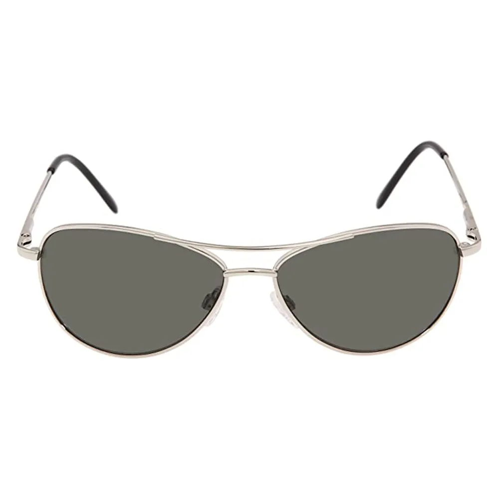 Suncloud Womens Silver Frame Grey Lens Polarized Patrol Contemporary Sunglasses - S-PTPPGYSV