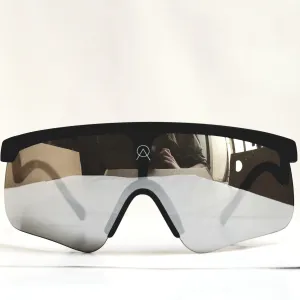 SUNGLASSES ALBA DELTA BLACK MR SILVER LENS