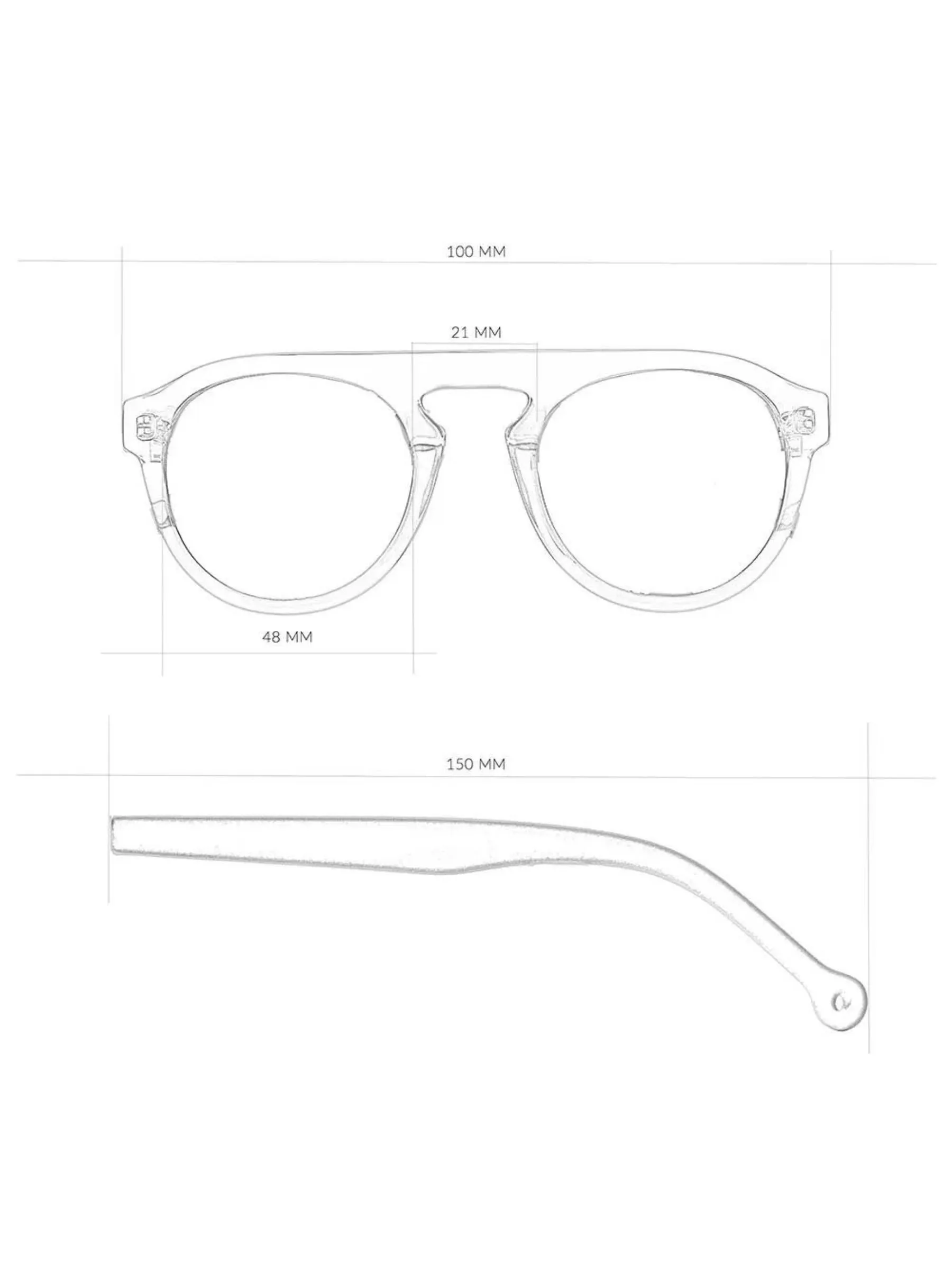 Sunglasses Corriente Brown Recycled Plastic | Parafina
