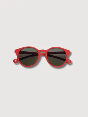 Sunglasses Kid Ballena Red Recycled Rubber 6-10 years | Parafina