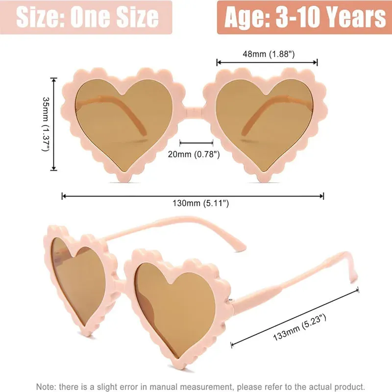 Sunglasses Kid Heart Shaped Sunglasses UV 400 Protection Cute Fashion