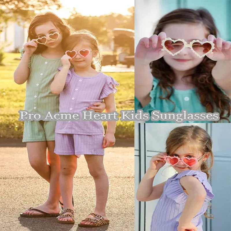 Sunglasses Kid Heart Shaped Sunglasses UV 400 Protection Cute Fashion