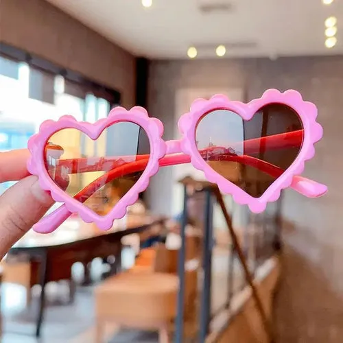 Sunglasses Kid Heart Shaped Sunglasses UV 400 Protection Cute Fashion