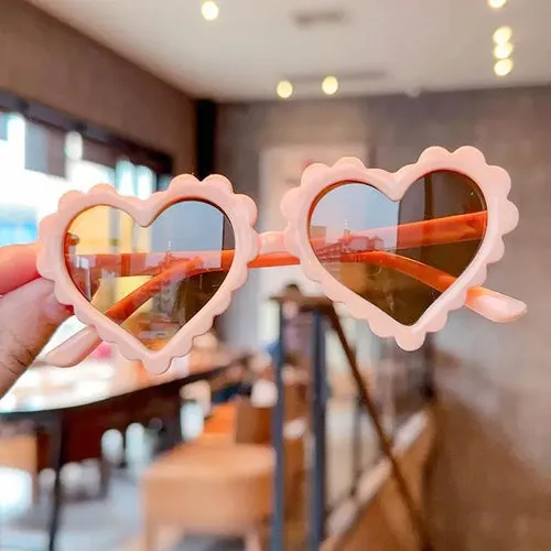 Sunglasses Kid Heart Shaped Sunglasses UV 400 Protection Cute Fashion
