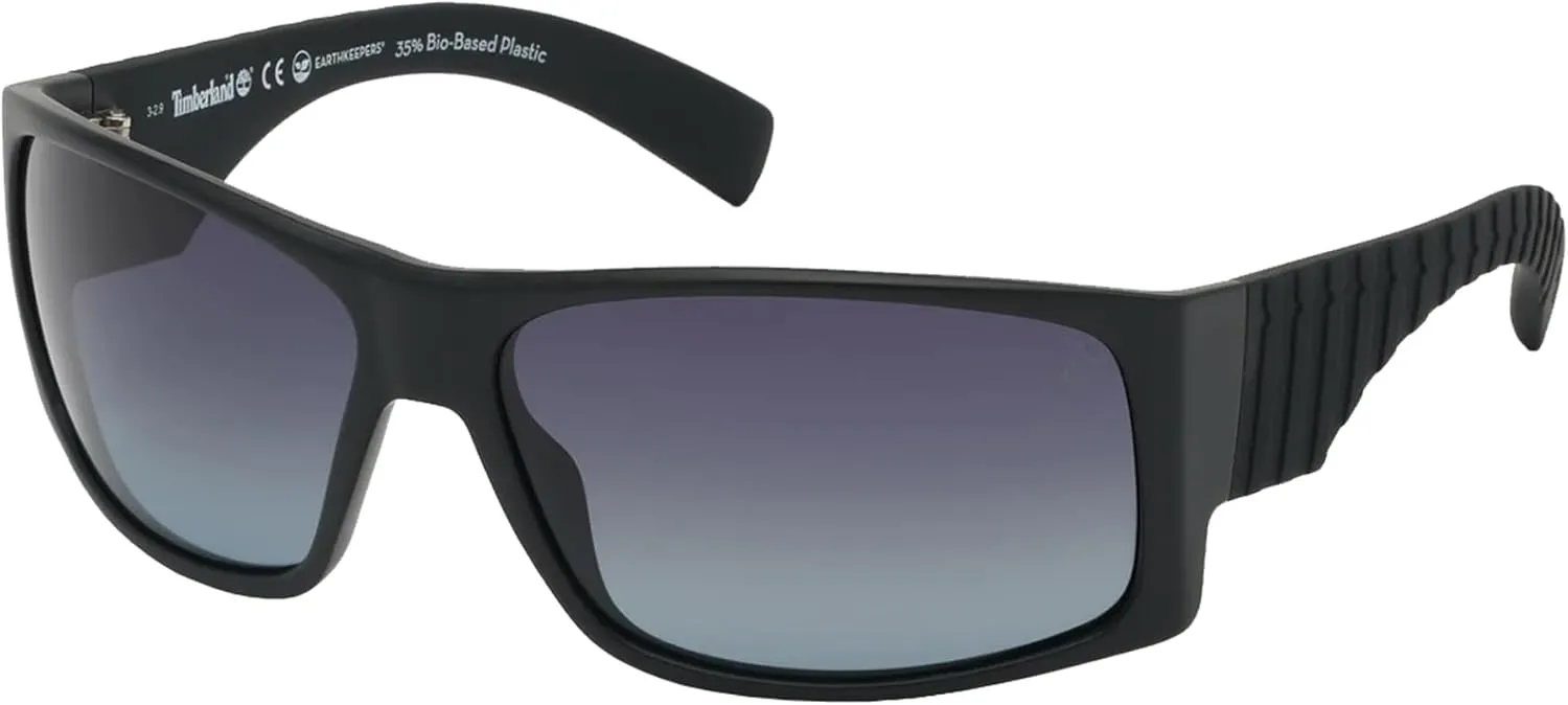 Sunglasses Timberland TB 9215 02D Matte Black Front And Temples/Blue Gradient