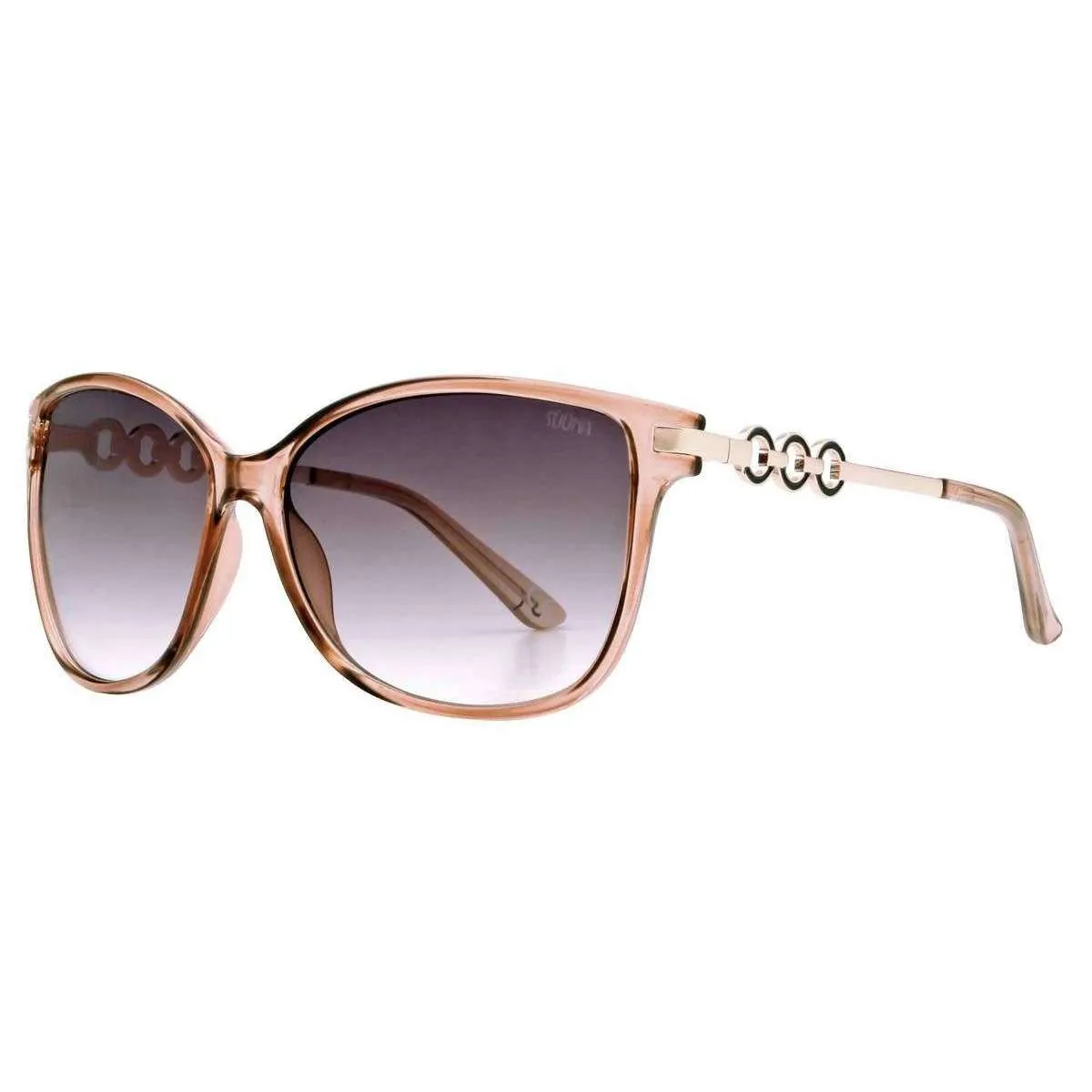 Suuna Ella Glam Cat Eye Sunglasses - Crystal Peach