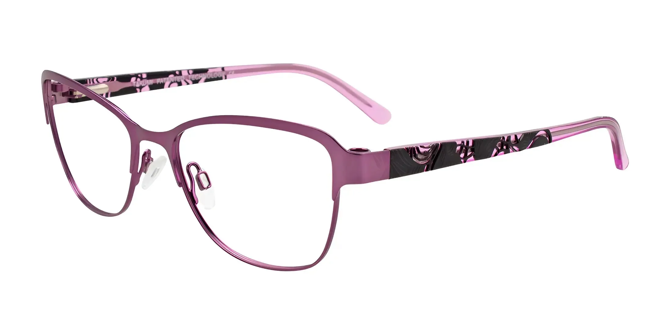 Takumi TK1077 Eyeglasses with Clip-on Sunglasses | Size 52