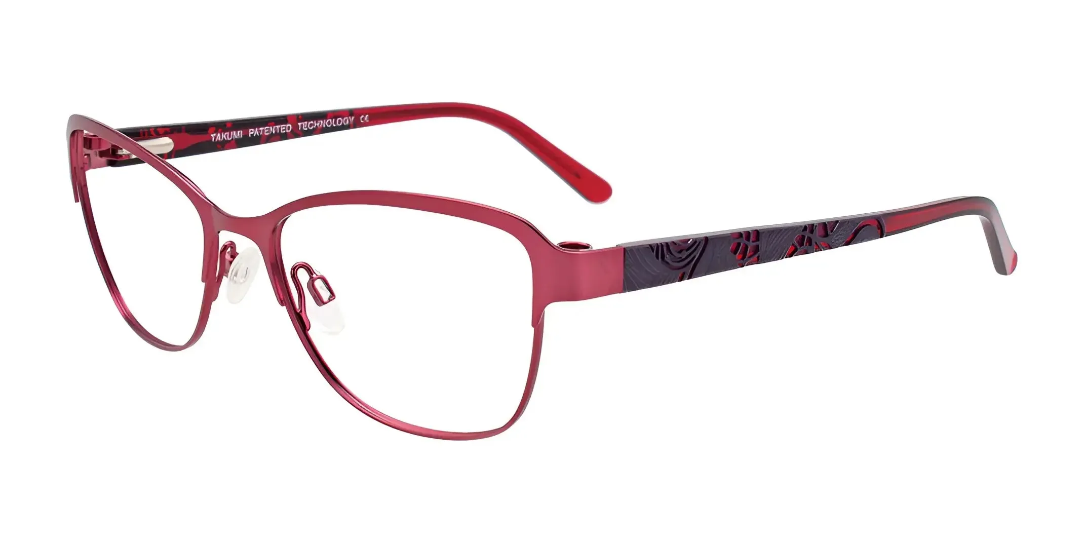 Takumi TK1077 Eyeglasses with Clip-on Sunglasses | Size 52