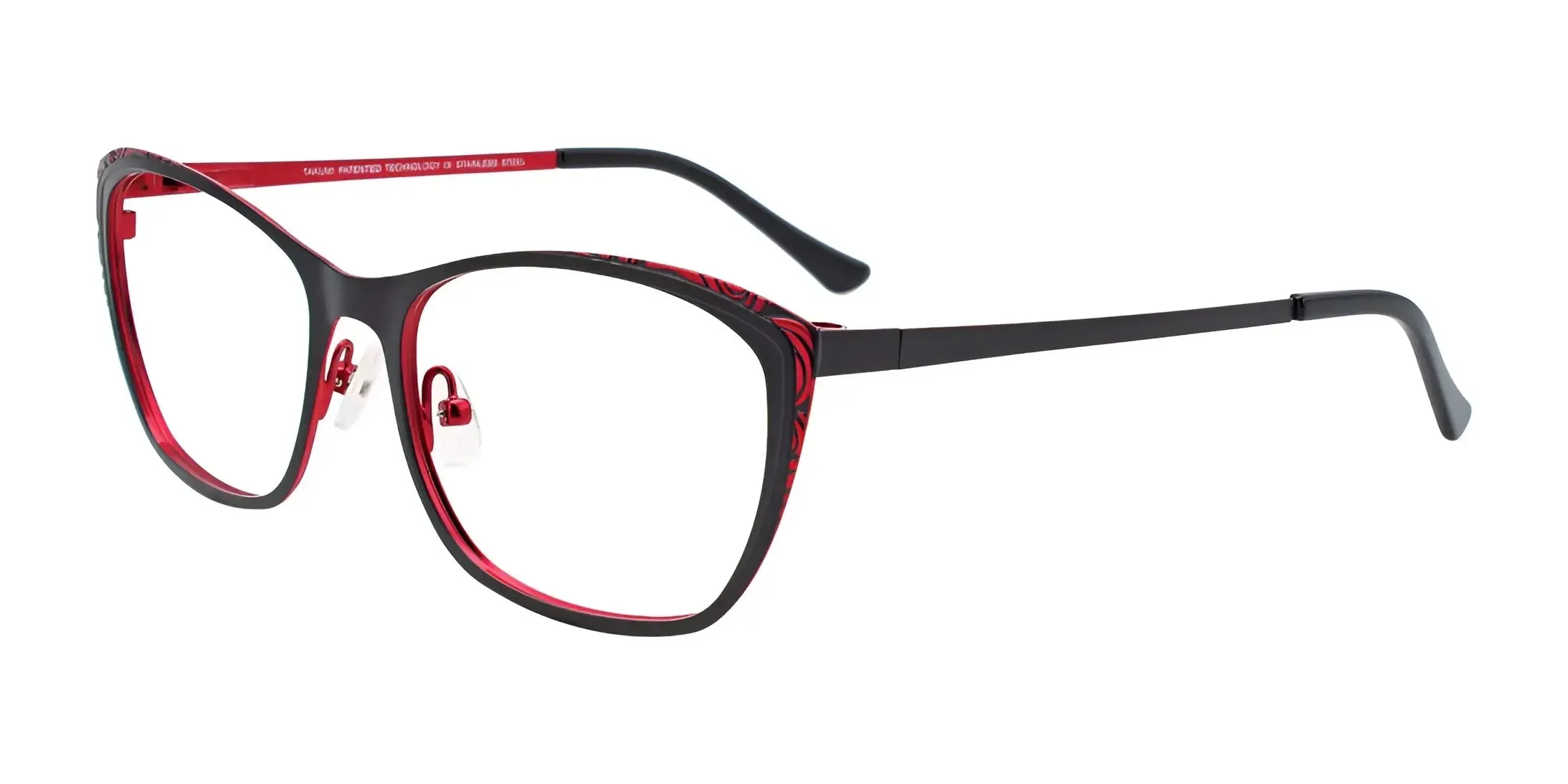 Takumi TK1090 Eyeglasses with Clip-on Sunglasses | Size 53
