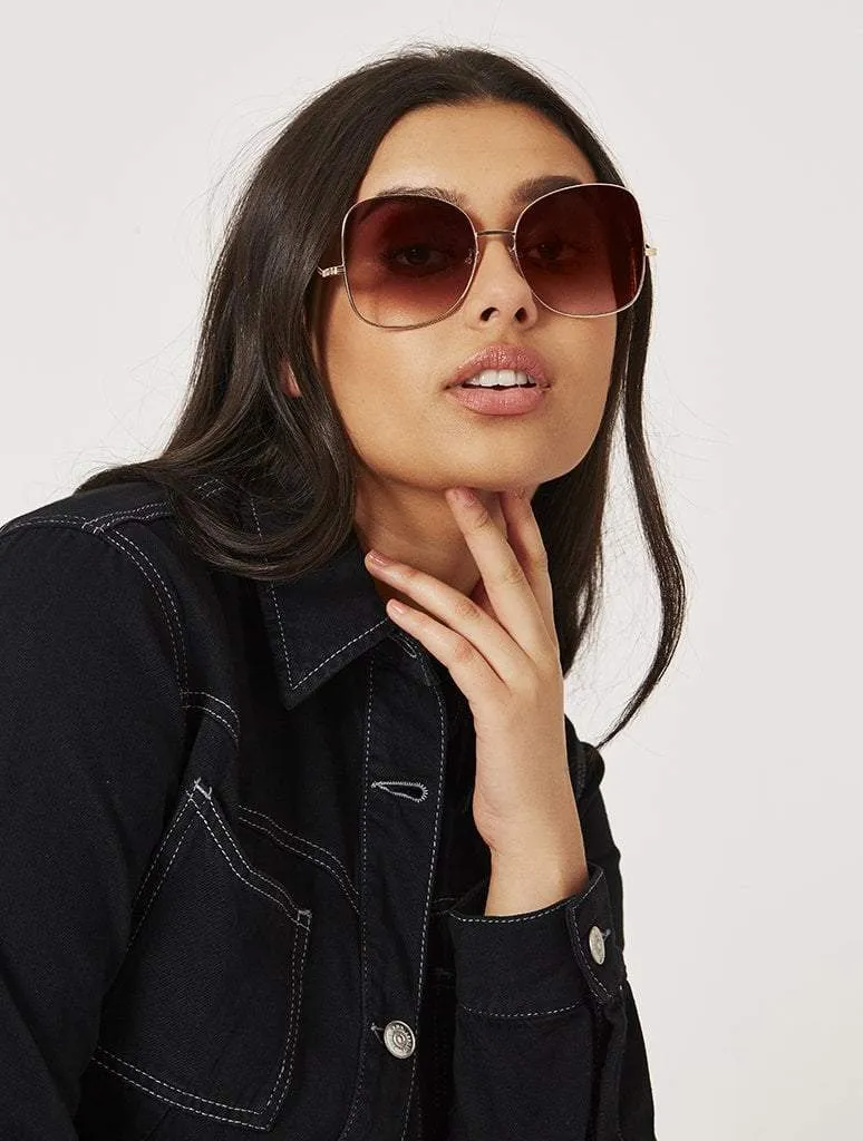 Tan Diva Sunglasses
