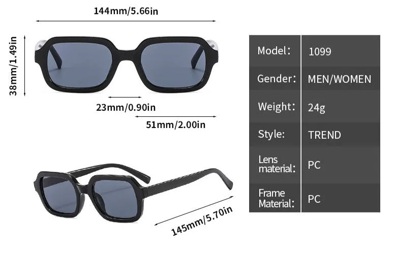 TEEK - Black Frame Distinct Sunglasses