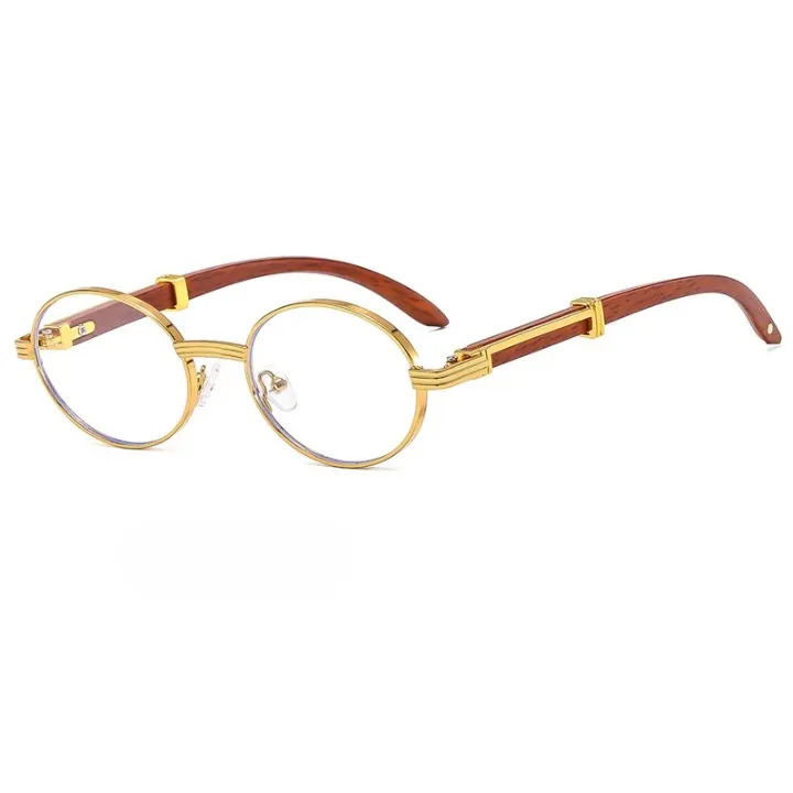 Tera Retro Oval Aviator Sunglasses