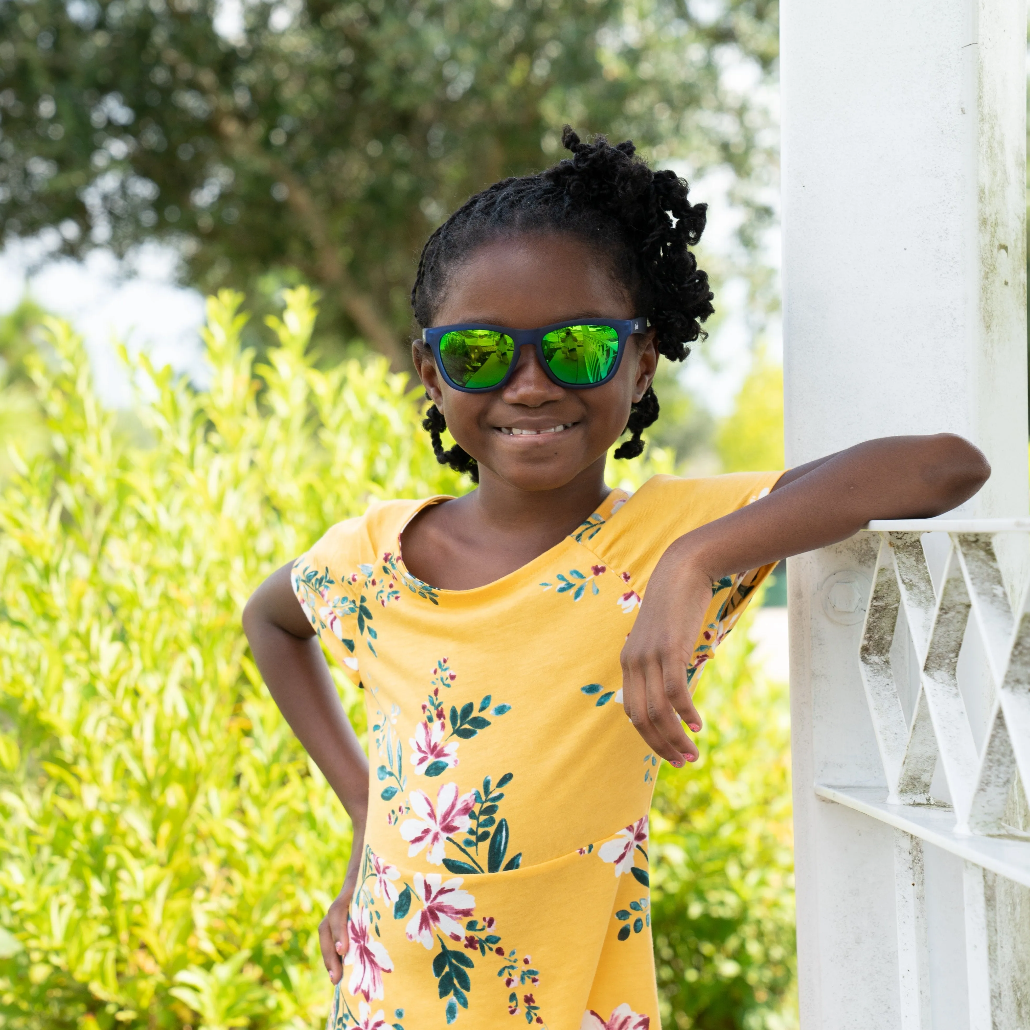 Thank You Berry Punch — Blue Frame Sunglasses For Kids