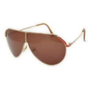 THE GETAWAY Red Aviator Sunglasses