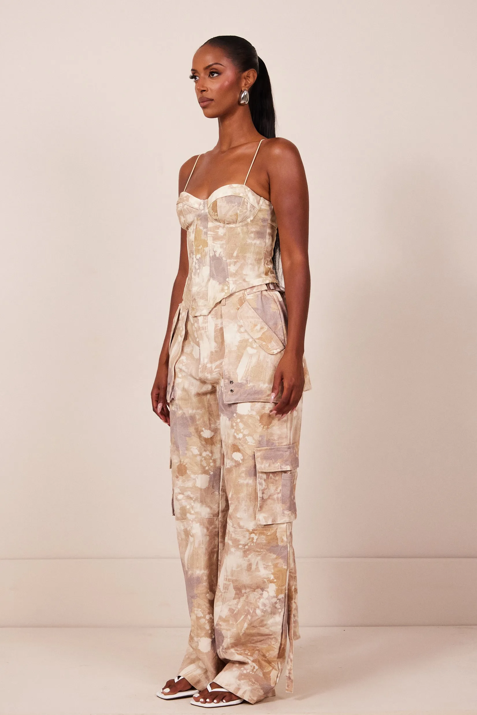 The Mars Cargo Corset - Cream