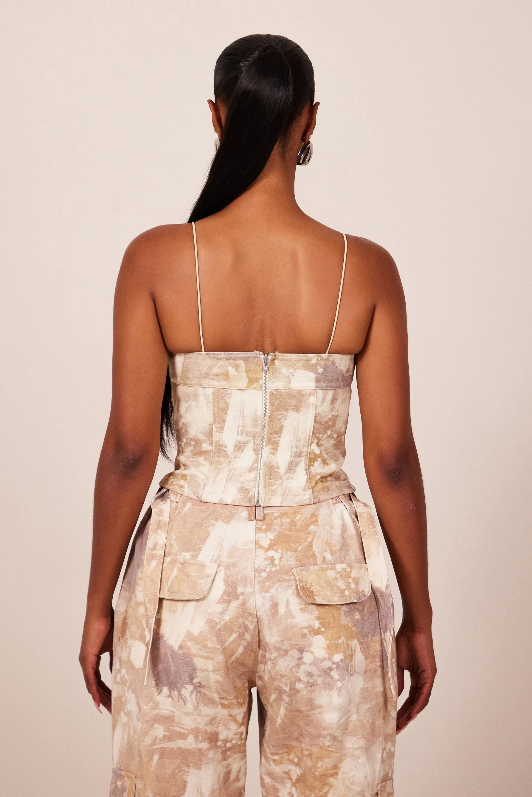 The Mars Cargo Corset - Cream