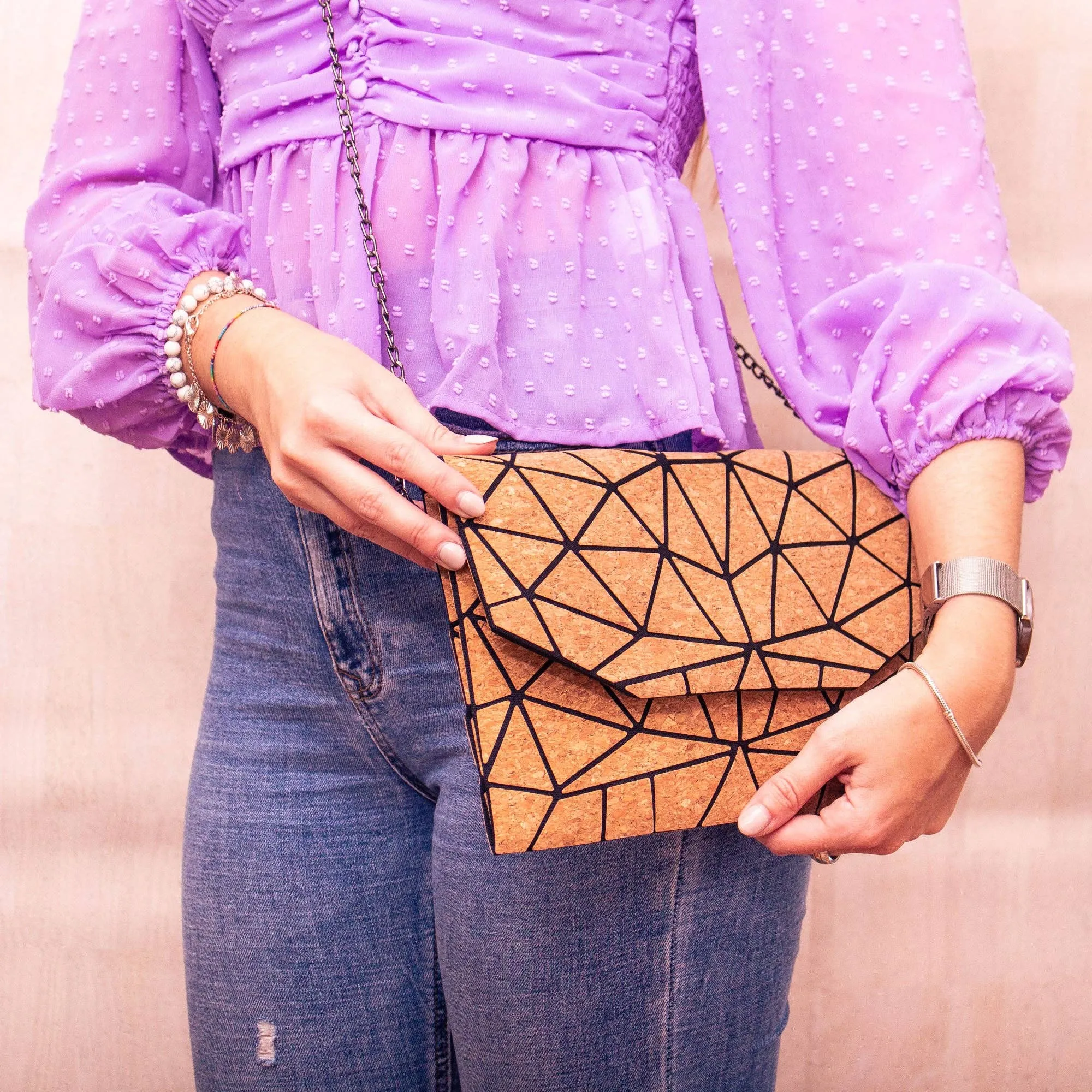 The Terrazzo Twist: Eco-Friendly & Chic Crossbody Clutch