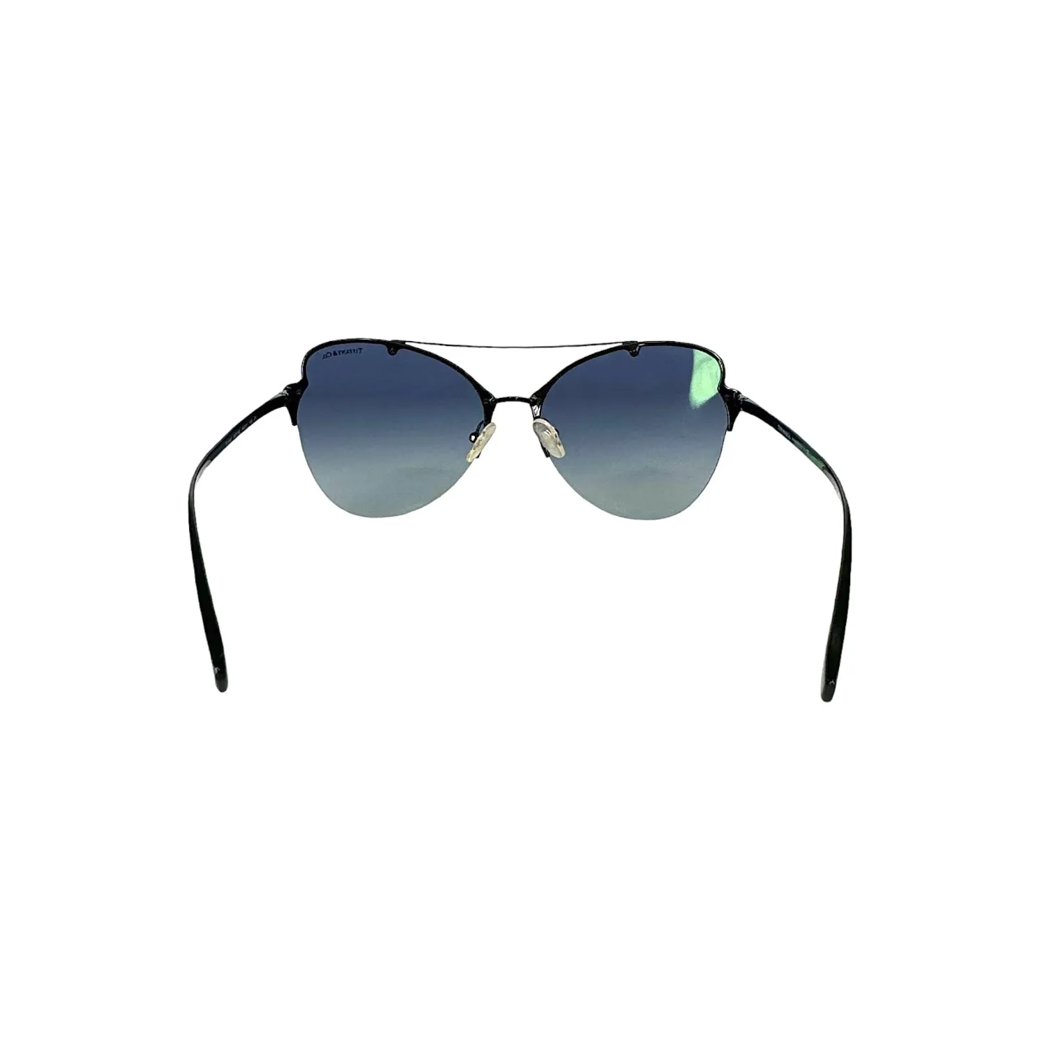 Tiffany & Co. Black Blue Gradient Sunglasses