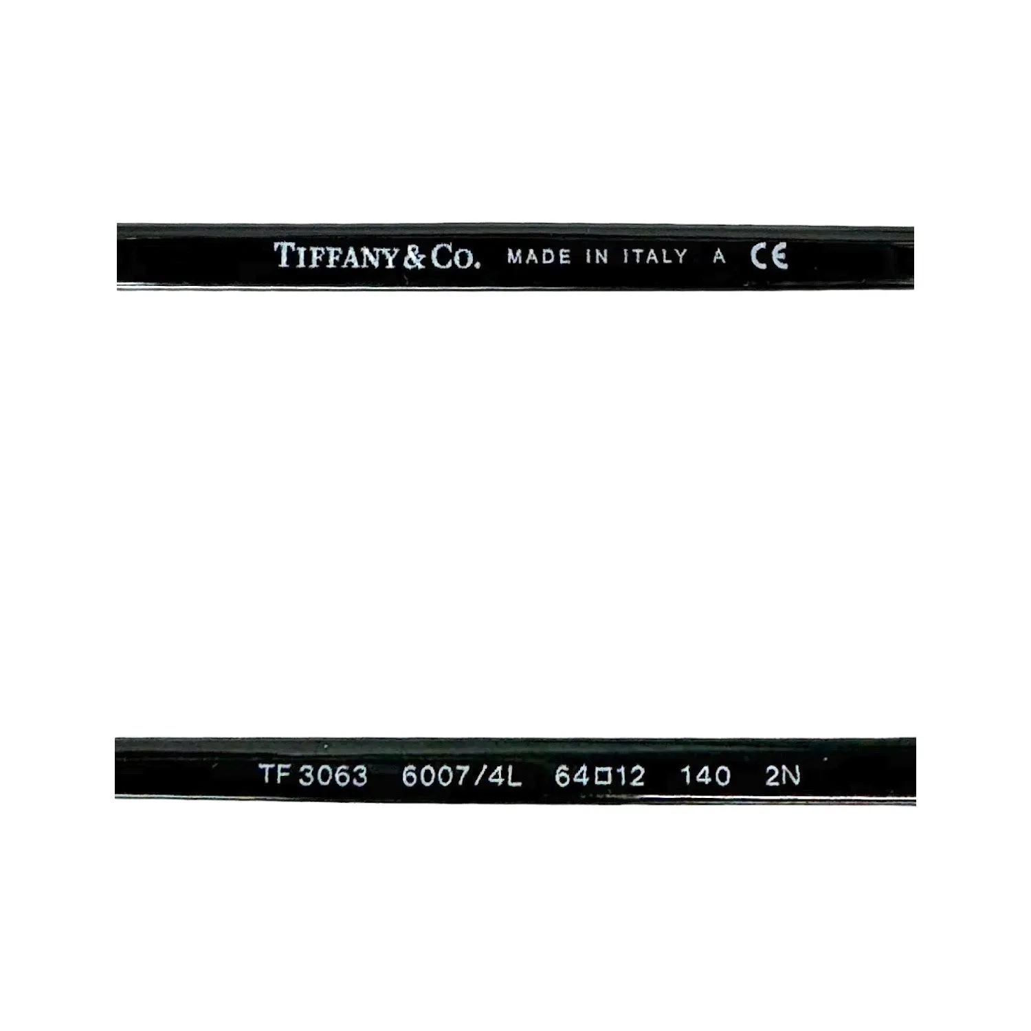 Tiffany & Co. Black Blue Gradient Sunglasses