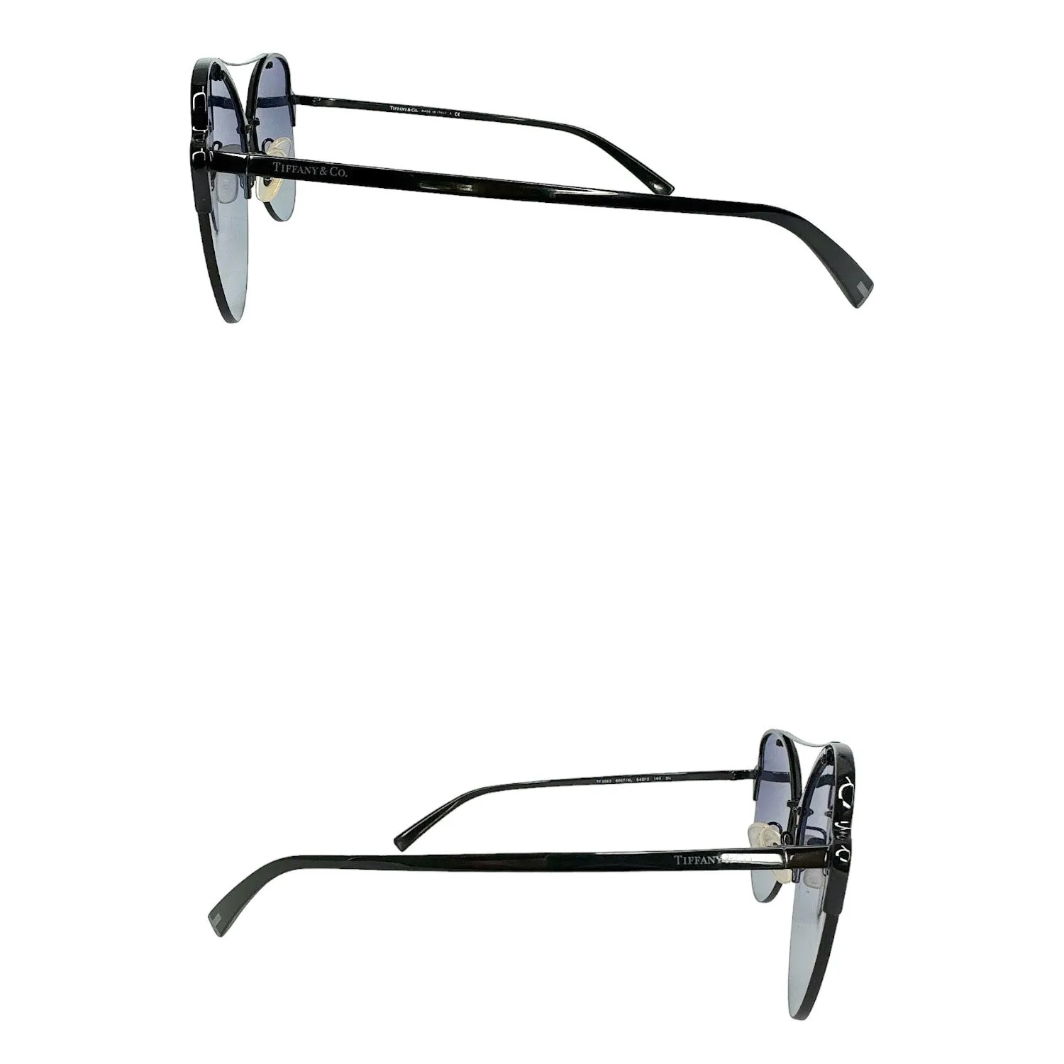 Tiffany & Co. Black Blue Gradient Sunglasses