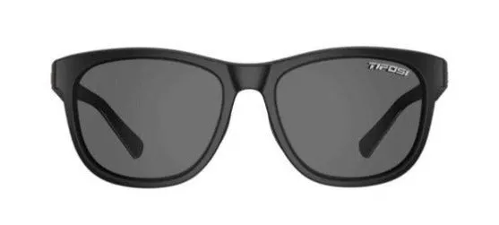 Tifosi Optics Inc. Swank Polarized - Satin Black/Smoke Polarized (150050)