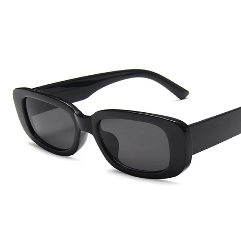 Timeless Minimalist Rectangular Y2K Sunglasses (   more colors)