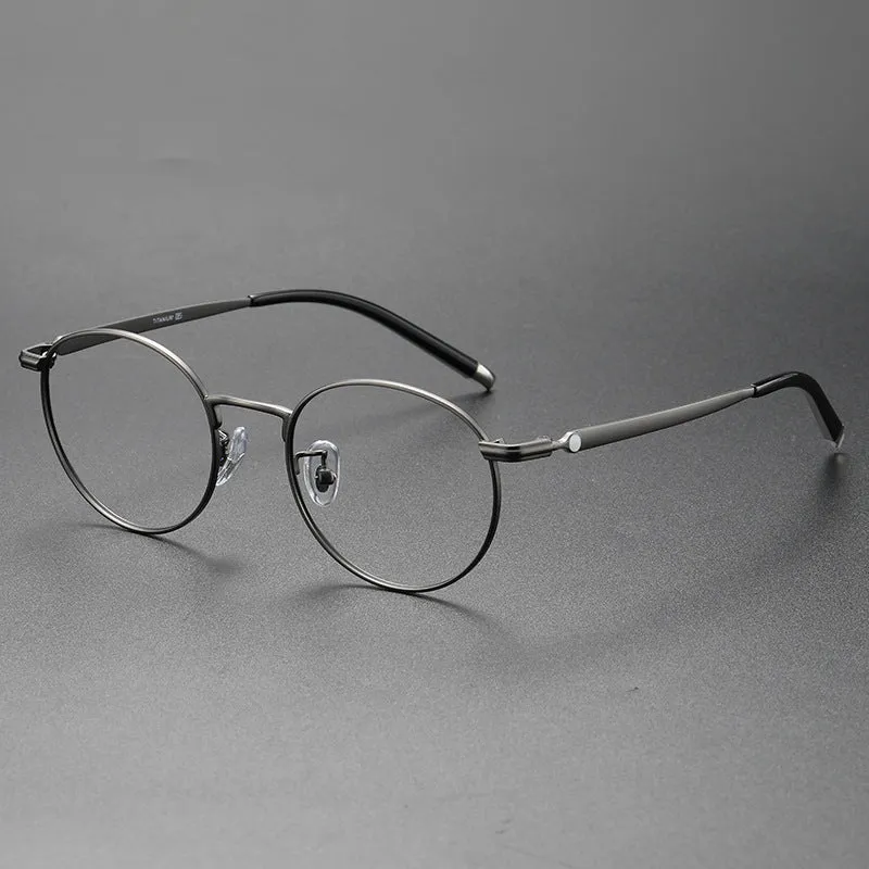 Titanium Round Glasses Frame ST MB01720J