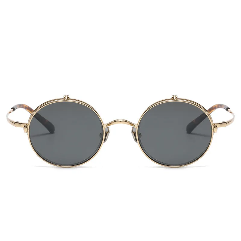 Titanium Vintage Oval Eyeglasses Frames KMN54